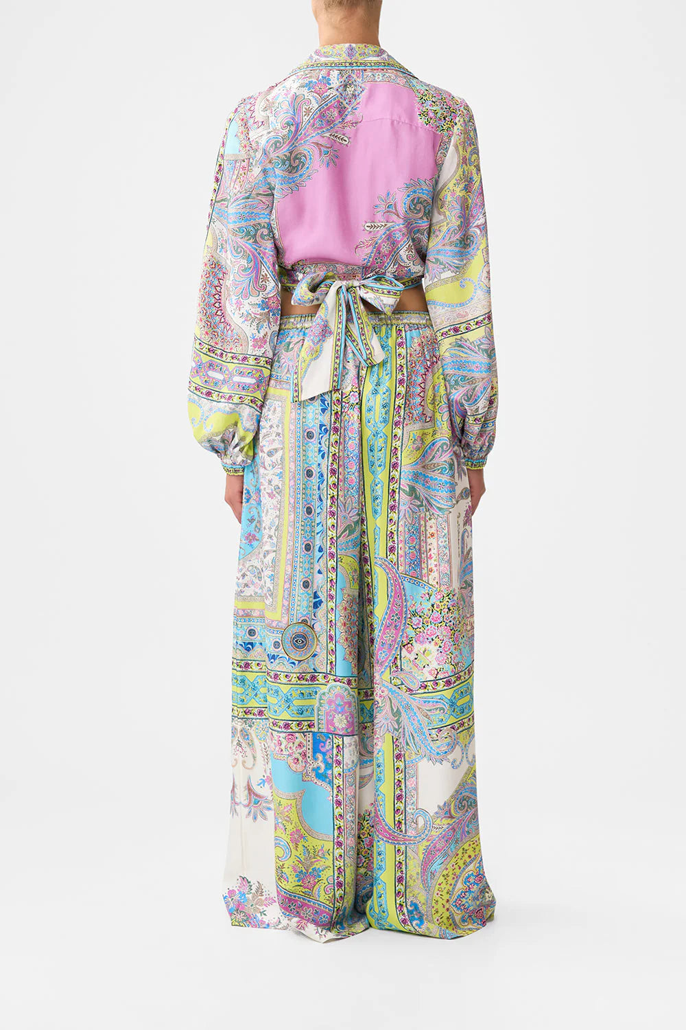 WIDE LEG TROUSER WITH FRONT POCKETS