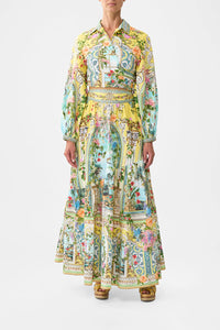 SKIRT WITH SHAPED SEAM