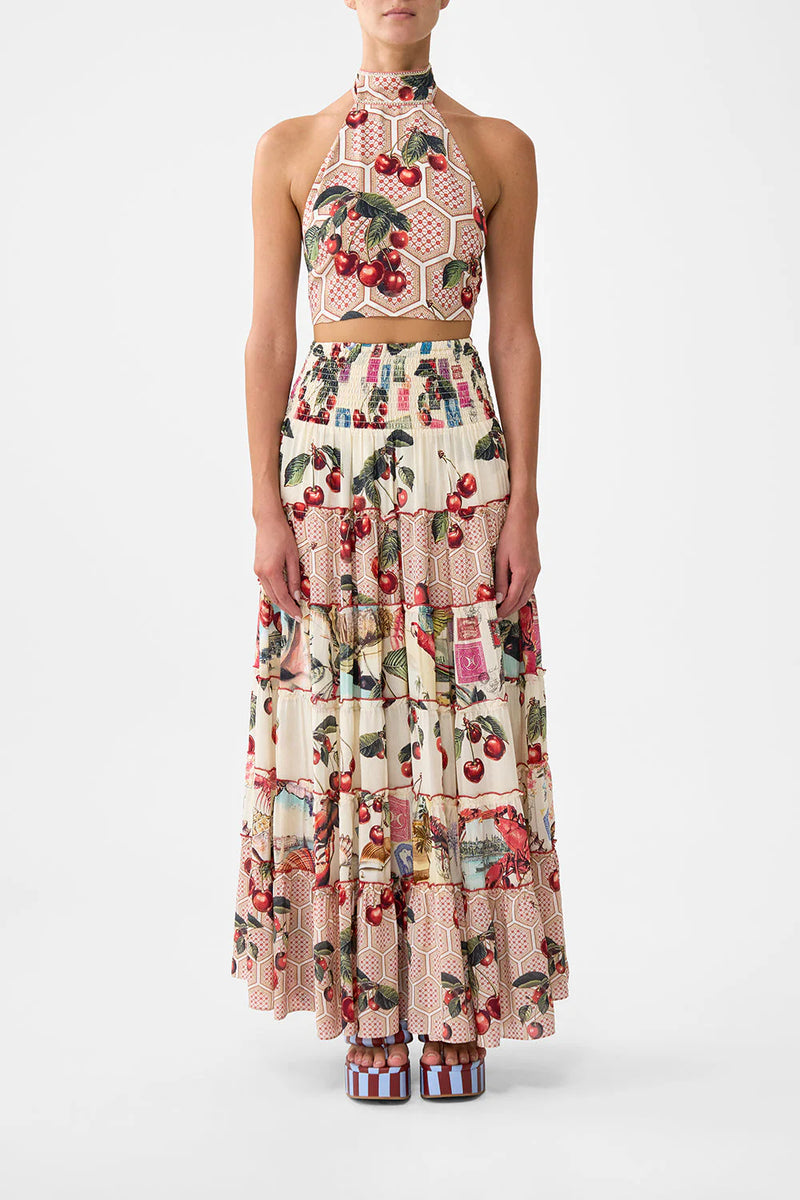 HALTER TIE BACK TOP