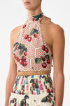 HALTER TIE BACK TOP