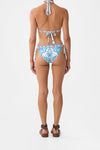 TRI BIKINI SET WITH TIE SIDES AND RING TRIMS