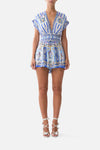 BUTTON WAIST PLAYSUIT