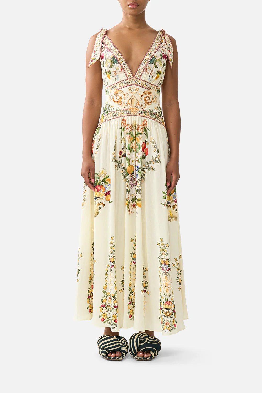 TIE SHOULDER DRESS