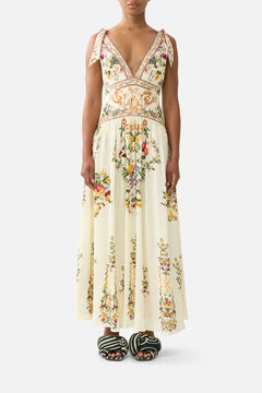 TIE SHOULDER DRESS