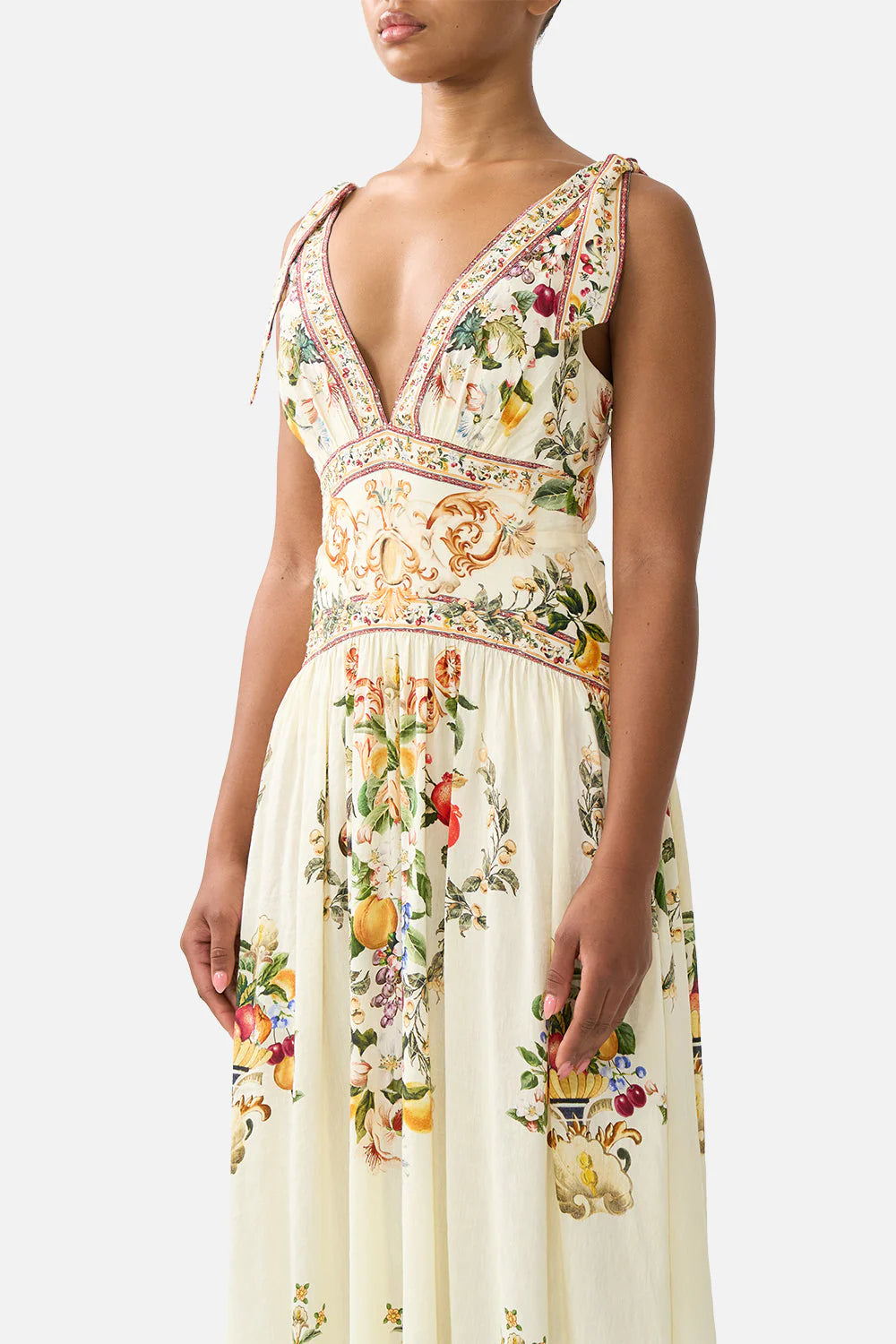 TIE SHOULDER DRESS