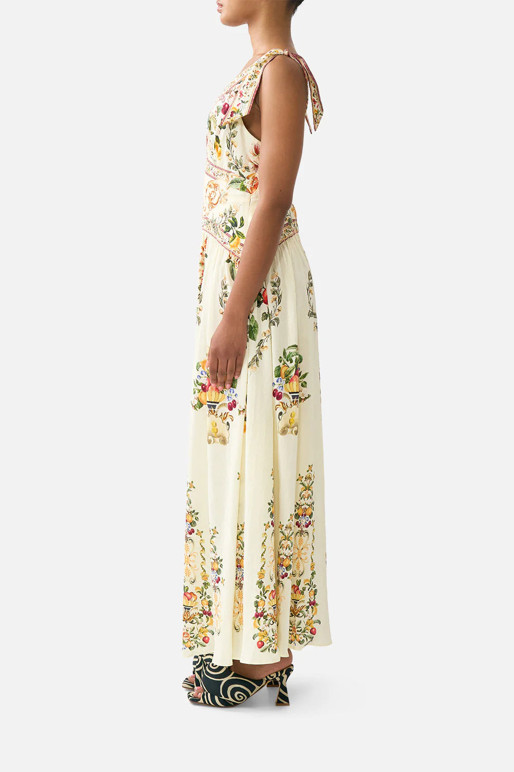 TIE SHOULDER DRESS
