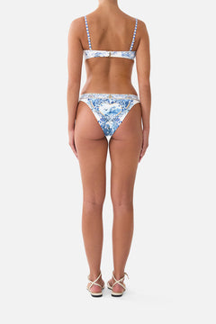RUCHED CUP UNDERWIRE BIKINI TOP