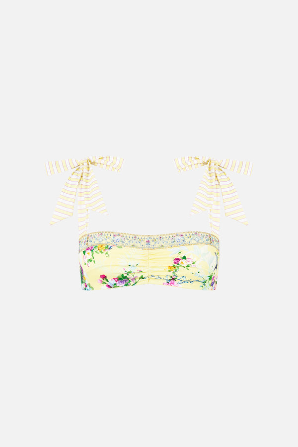 DIPPED WAIST PANELLED BIKINI BOTTOM