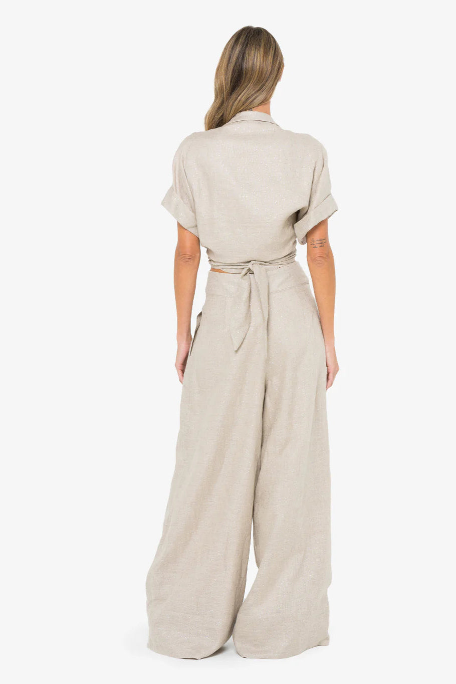 JBQ THE LABEL LOGAN PANT IN OATMEAL