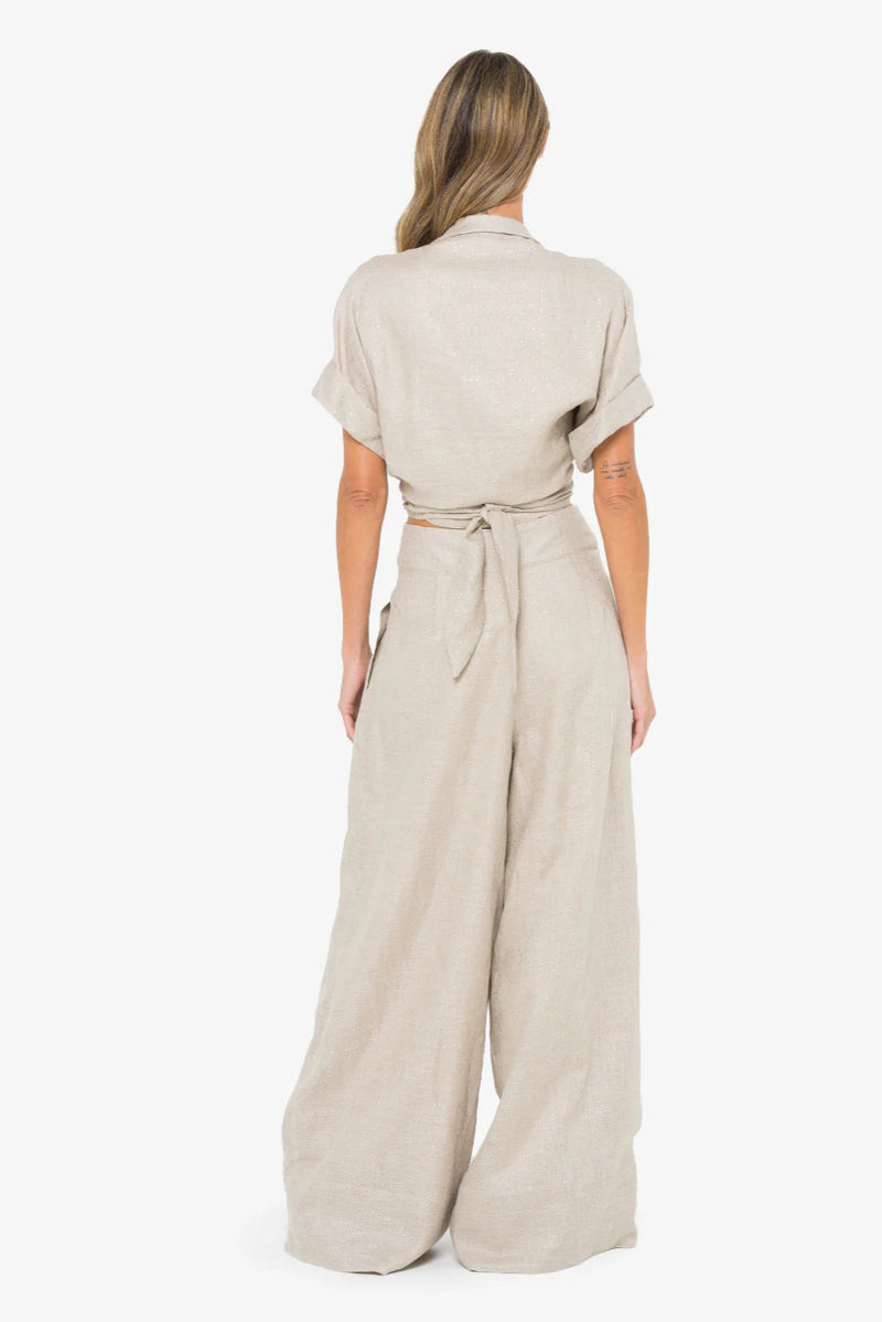JBQ THE LABEL LOGAN PANT IN OATMEAL