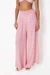 CIN CIN MISSION PANTS IN LOGOMANIA PINK