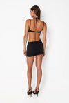 CIN CIN STUDIO MINI SKIRT IN BLACK