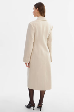 CYNDA HOURGLASS WOOL COAT