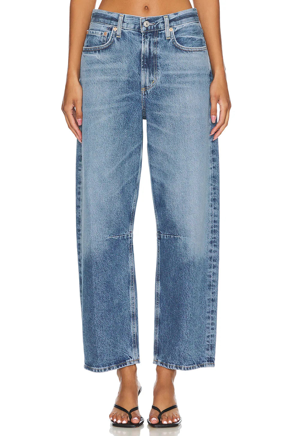 CITIZENS OF HUMANITY MIRO HIGH WAIST BARREL JEANS IN PACIFICA