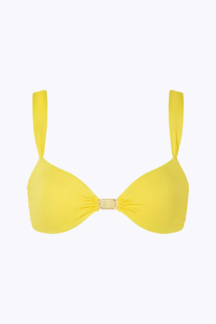 CIN CIN ABYSS BIKINI TOP IN LEMONADE