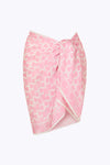 CIN CIN SHORT SCARF IN LOGOMANIA PINK