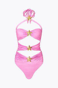 CIN CIN DIAMOND SEASTAR SWIMSUIT IN DAHLIA