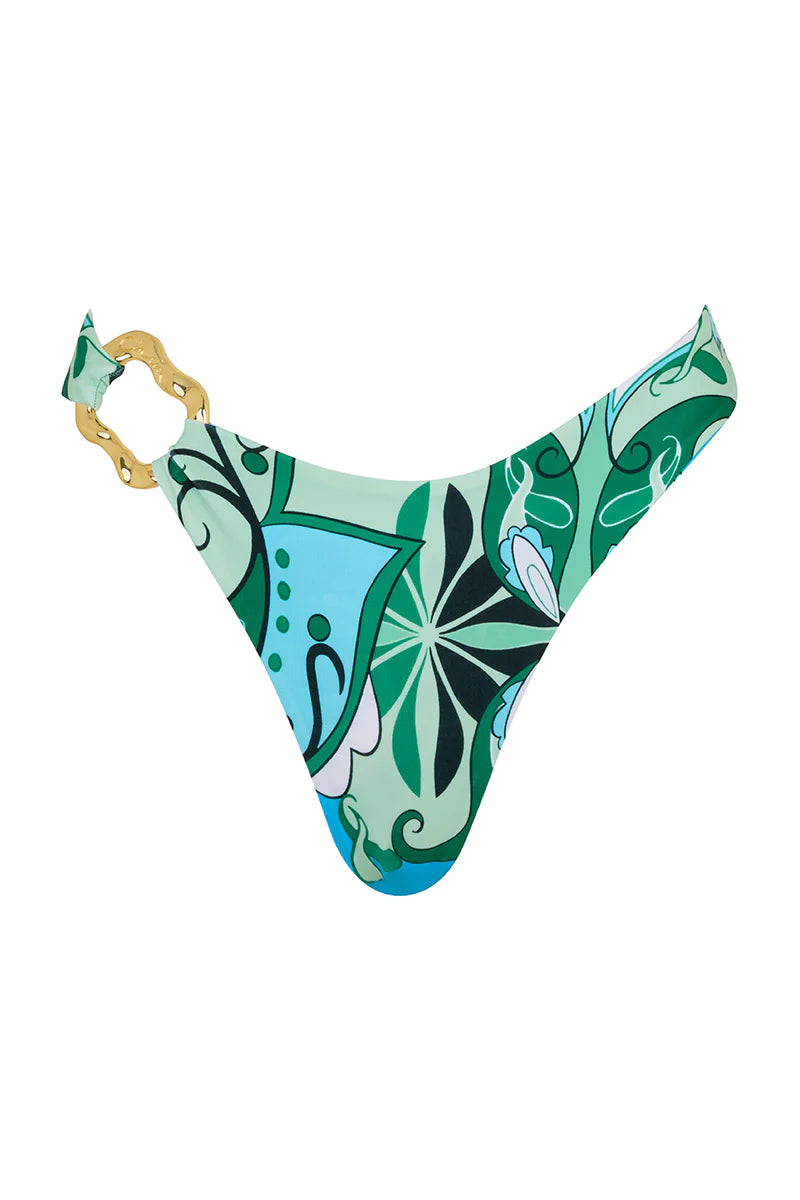 CIN CIN CRUISE HOOP BIKINI BOTTOMS IN BOHEME BLUE