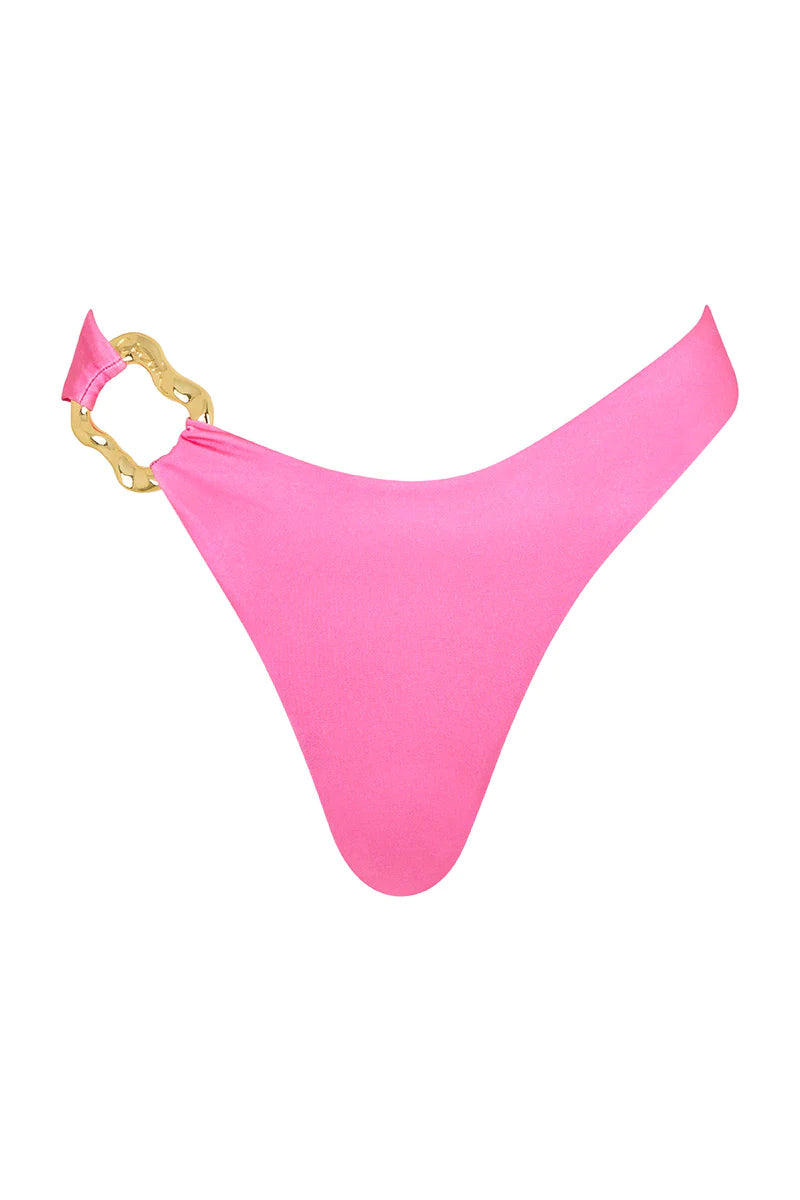 CIN CIN CRUISE HOOP BIKINI BOTTOMS IN BARBIE