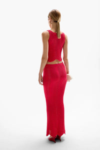 SODA KNIT MAXI SKIRT
