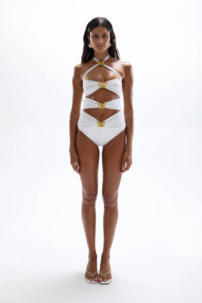 DIAMOND BUTTERFLY CUT OUT SWIMSUIT