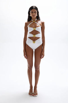 DIAMOND BUTTERFLY CUT OUT SWIMSUIT