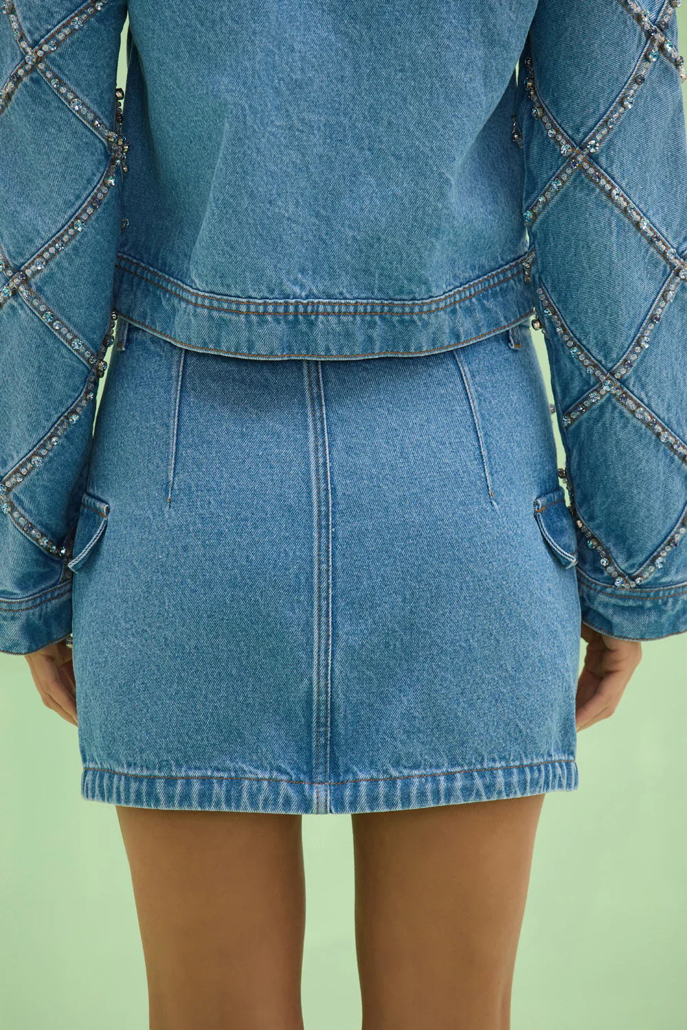 MARINA DENIM MINI SKIRT