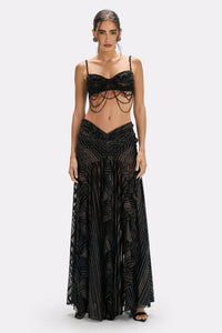 PRISM BEADED BRA TOP