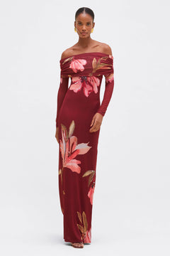 DELICATA TULLE MAXI DRESS