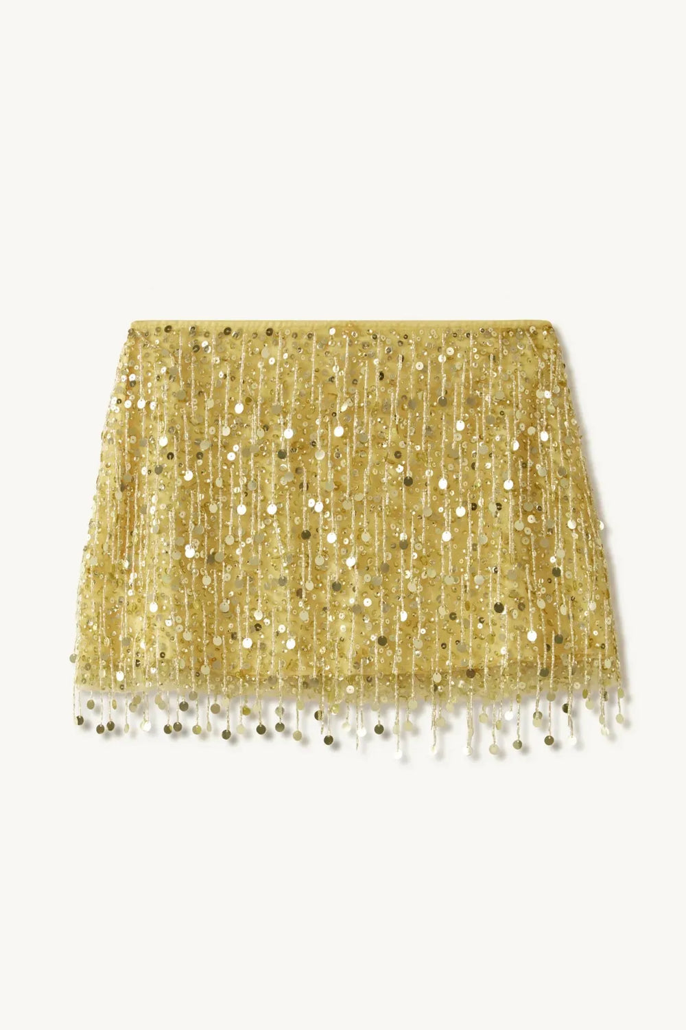 YASMIN HAND BEADED MINI SKIRT