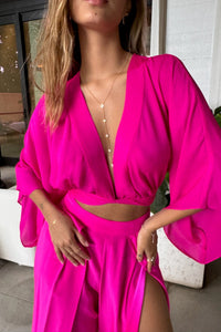 JENNIFER HOPE KIMONO WRAP TOP