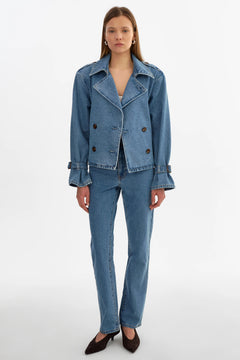 DHANA DENIM TRENCH