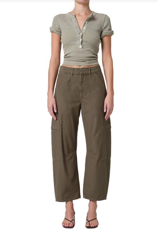 MARCELLE LOW SLUNG CARGO JEANS