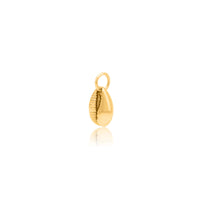 MONISHA MELWANI GOLD SHELL CHARM PENDANT