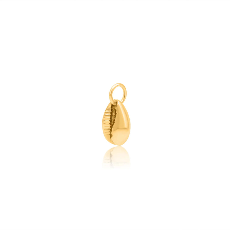 MONISHA MELWANI GOLD SHELL CHARM PENDANT