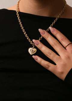 EYE HEART LINK NECKLACE