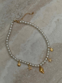 FULL PEARL CHARM NECKLACE