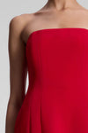 A.L.C. ELSIE STRAPLESS MINI DRESS IN REALLY RED