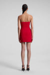 A.L.C. ELSIE STRAPLESS MINI DRESS IN REALLY RED