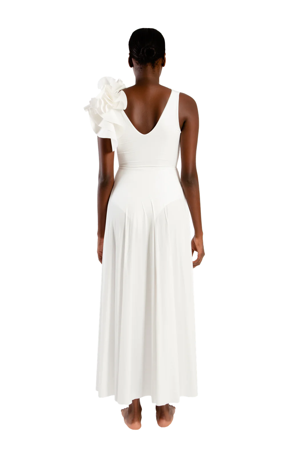 MAYGEL CORONEL BLANCA MAXI DRESS IN OFF WHITE