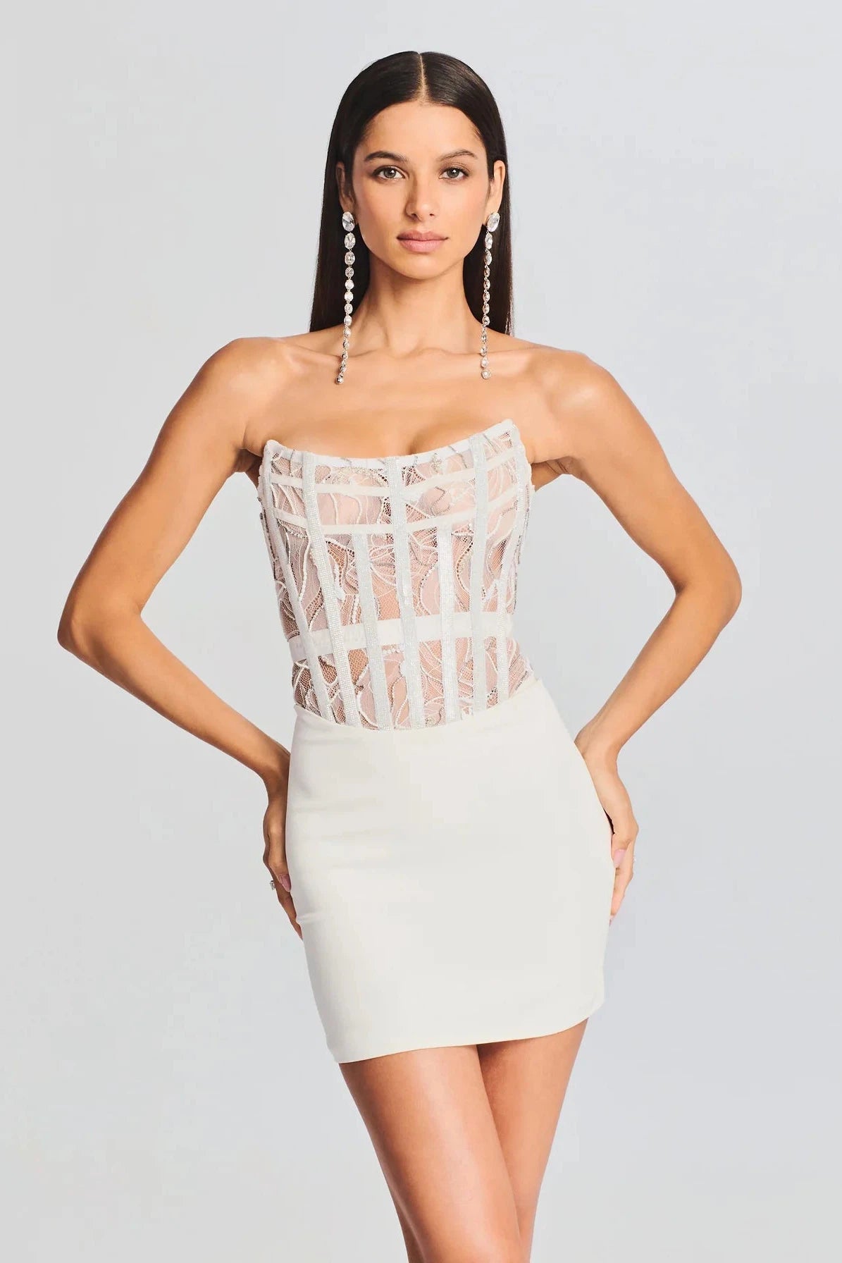 RETROFETE BLYTHE DRESS IN WHITE