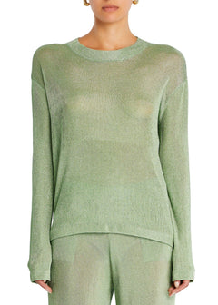 HANA METALLIC KNIT TOP