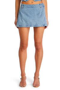 SER.O.YA KAIL LOW RISE MINI SKIRT IN FLAT LIGHT-BOTTOM-SEROYA-Big Drop NYC