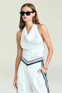 NICOLA SATIN TOP
