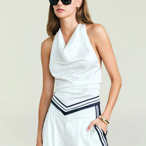 NICOLA SATIN TOP