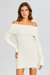 SEROYA EVERLEIGH DRESS IN WINTER WHITE