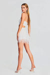 RETROFETE BEVERLY MINI DRESS IN WHITE