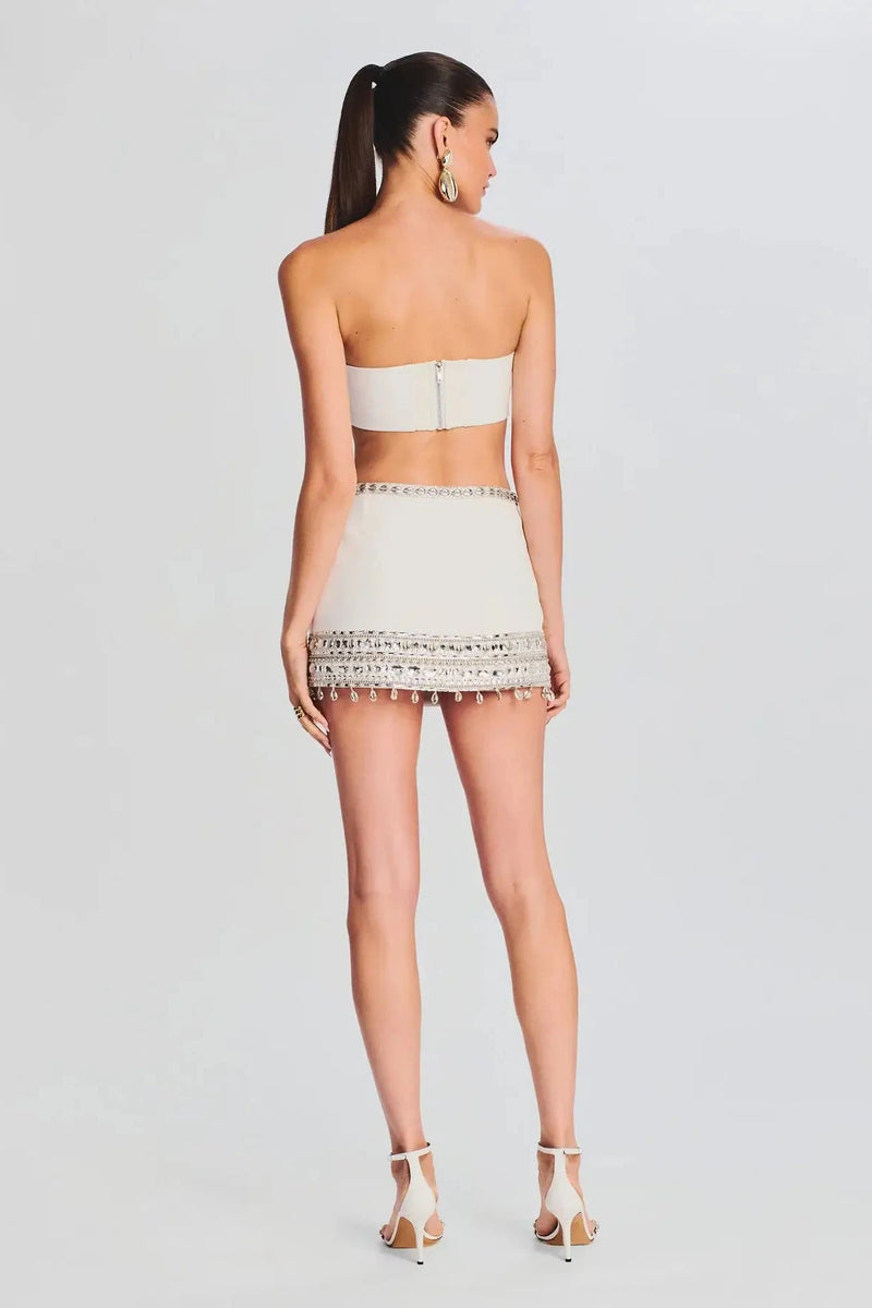 RETROFETE ACE SKIRT IN WHITE