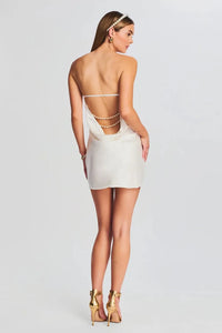 RETROFETE INDIYAH DRESS IN WHITE