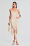 RETROFETE NALU DRESS IN IRIDESCENT IVORY